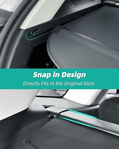 Miniatura 100 de SCITOO Cubierta de carga 2013 2014 2015 2016 2017 2018 compatible con Toyota RAV4 2.5L actualizado anti-mirón retráctil trasero maletero cubierta