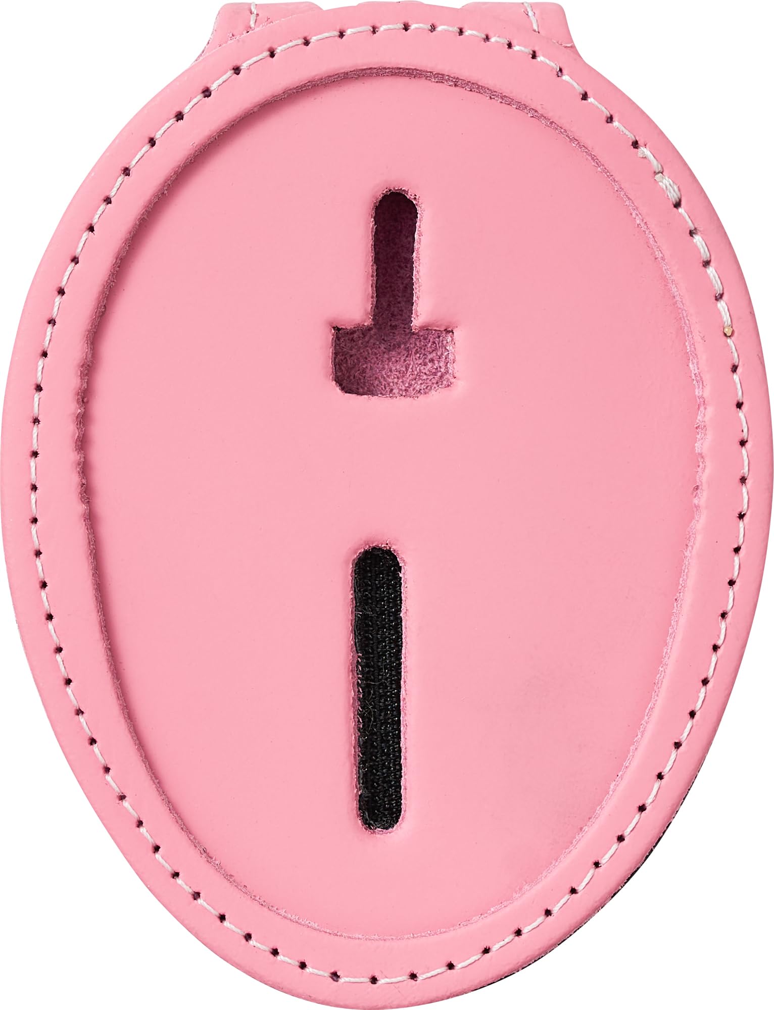 Perfect Fit Shield Wallets Los Angeles LAPD and Phoenix Pink Badge Holder ID Holder Leather with Belt Clip and Neck Chain (Cutout PF158) Pink Leather