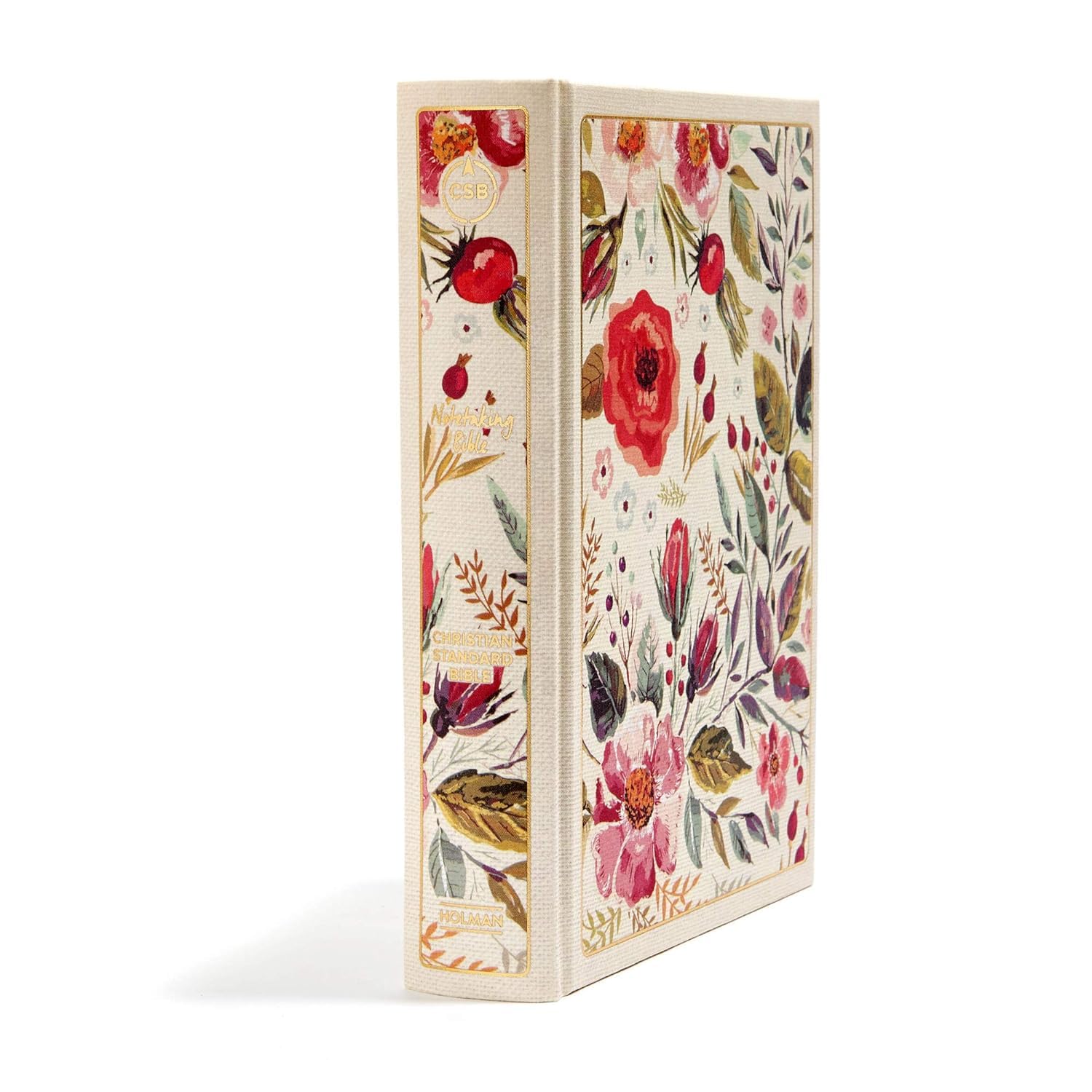 CSB Notetaking Bible, Floral Cloth Over Board, Black Letter, Wide Margins, Journaling Space, Single-Column, Reading Plan, Easy-to-Read Bible Serif Type - Image 10