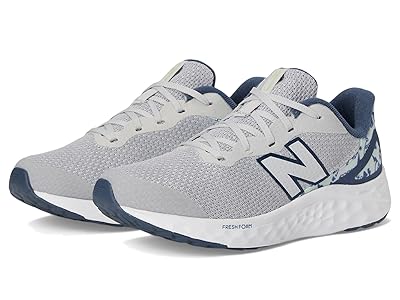 New Balance Kids Fresh Foam Arishi v4 (Big Kid) Kids Shoes Grey Matter/Vintage Indigo/Melon Water : 7 Big Kid M, Synthetic
