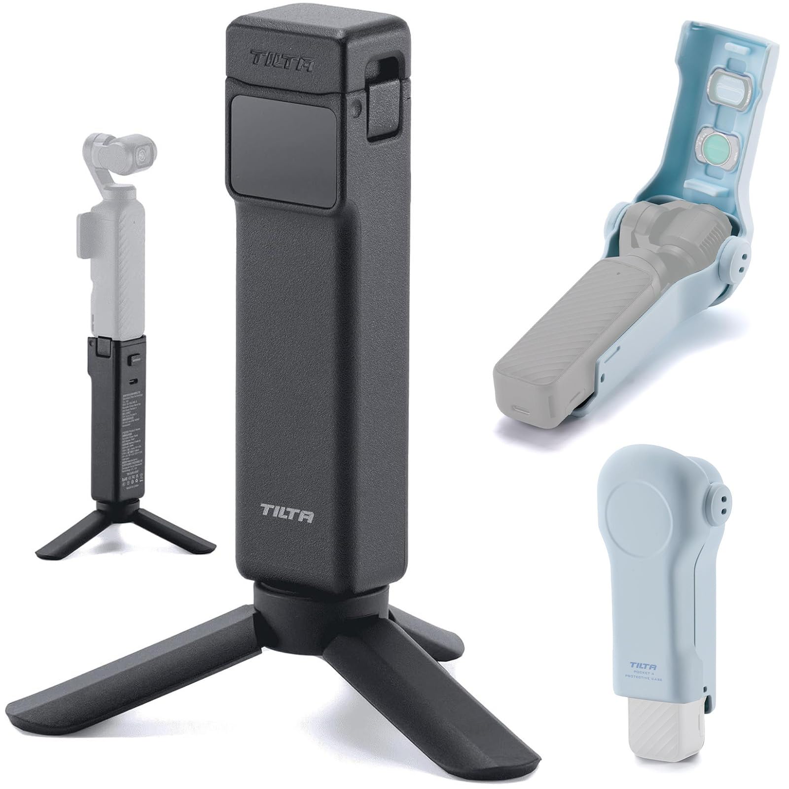 Kit DJI Osmo Pocket 4 Tilta batterie externe 5000mAh et étui de protection - 2