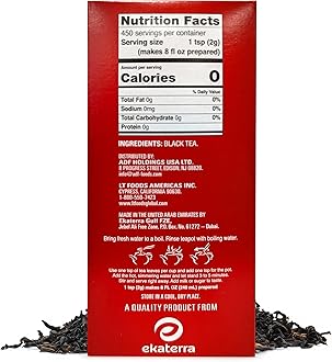 Brooke Bond Red Label | Premium Black Tea | Loose Tea | Rich Aroma | Compatible for Chai & Milk | 900 Grams (Pack of 6)