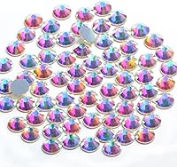 Vista 32 de Bymitel Hotfix - Gemas redondas de diamantes de imitación de cristal para manualidades, mezcla de 6 tamaños con kit de lápiz de cera, negro