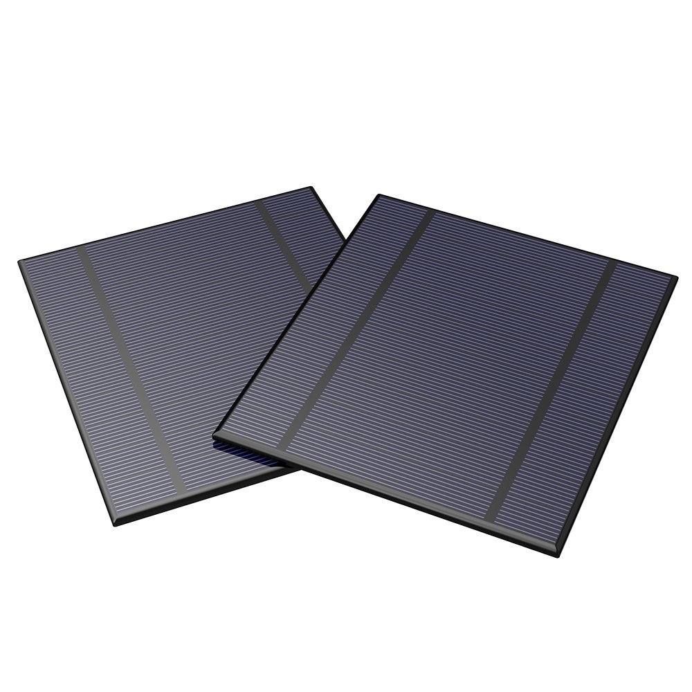 ALLPOWERS 2.5W 5V / 500mAh Mini Gekapselte Solarzelle Epoxy Solarmodul DIY Batterieladegerät Kit für Batterie Power LED 130x150mm