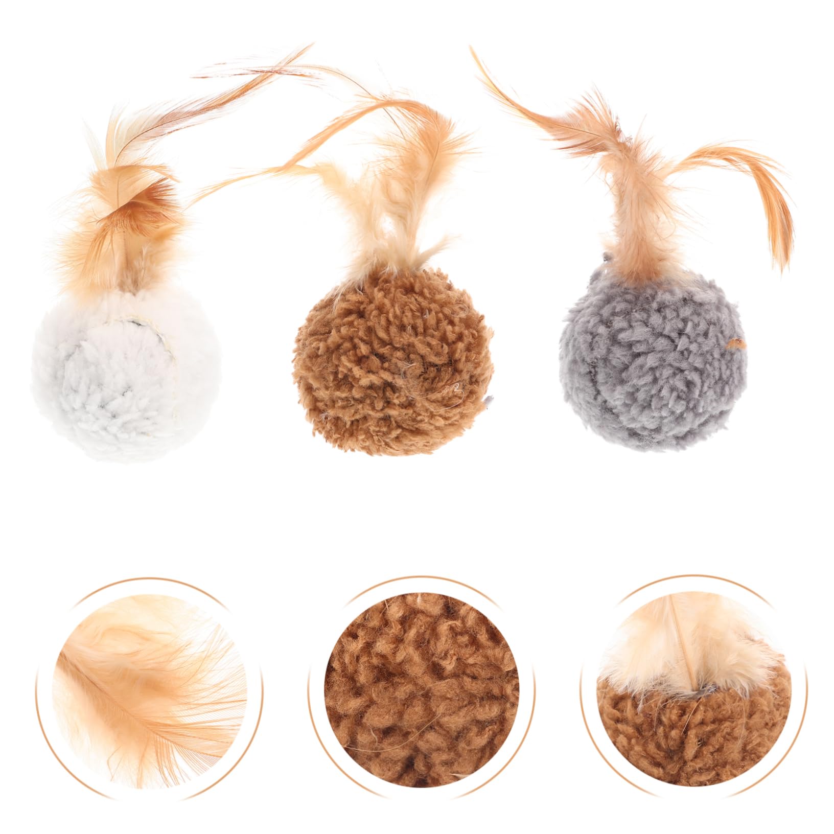 Didiseaon 27piezas Juguetes De Peluche para Gatos y Cascabel Accesorios Divertidos para Gatitos Juguetes Resistentes y para