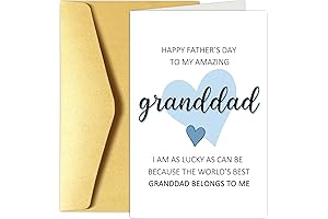 Father's Day Card for Grandfather, from Grandson Granddaughter