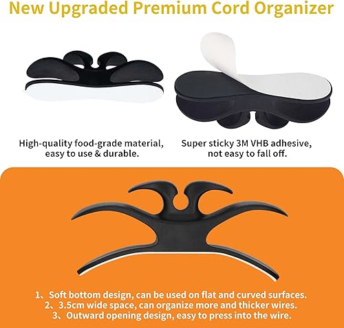 Miniatura 6 de Alfombrilla deslizante para mezclador Kitchenaid con organizadores de cables negros almohadilla deslizante para mezclador Kitchenaid de 45 a 5