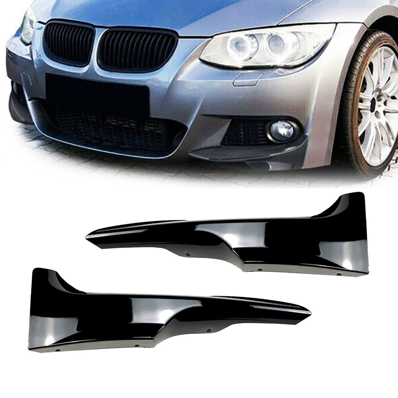 Diffuseur canard de pare-chocs avant pour BMW E92 E93 M3 LCI M-Tech 2010-2013