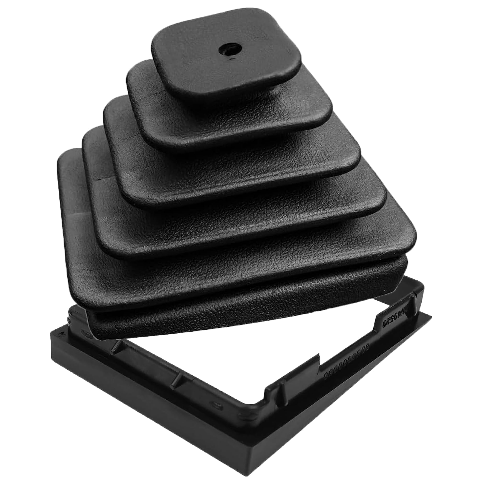 SHOZHO Shifter Boot and Retainer Bezel Kit 53000056 Compatible with Jeep TJ Wrangler 1997-2004, Transmission Shift Bezel Shifter Boot Kit Replace# 52078558