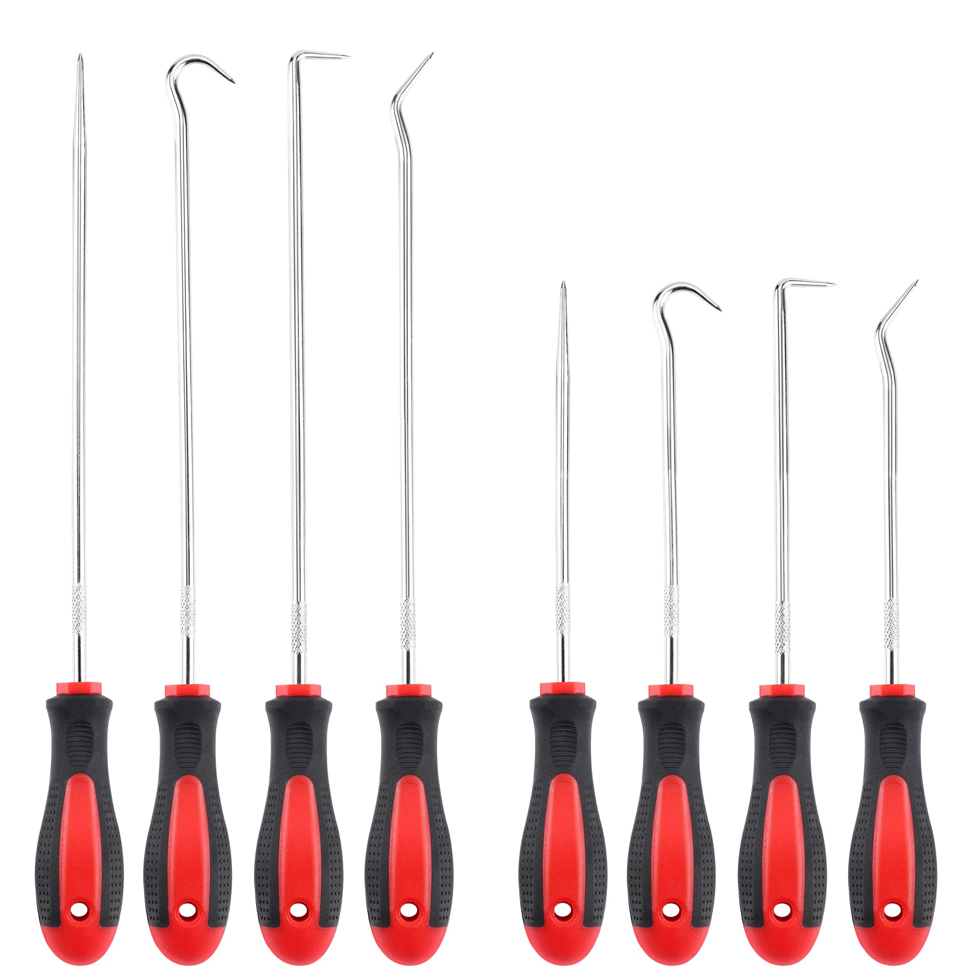 Kit 8 Pezzi Per Rimozione Paraolio - Ganci Di Precisione Corti E Lunghi Per O-ring, Guarnizioni E Riparazioni