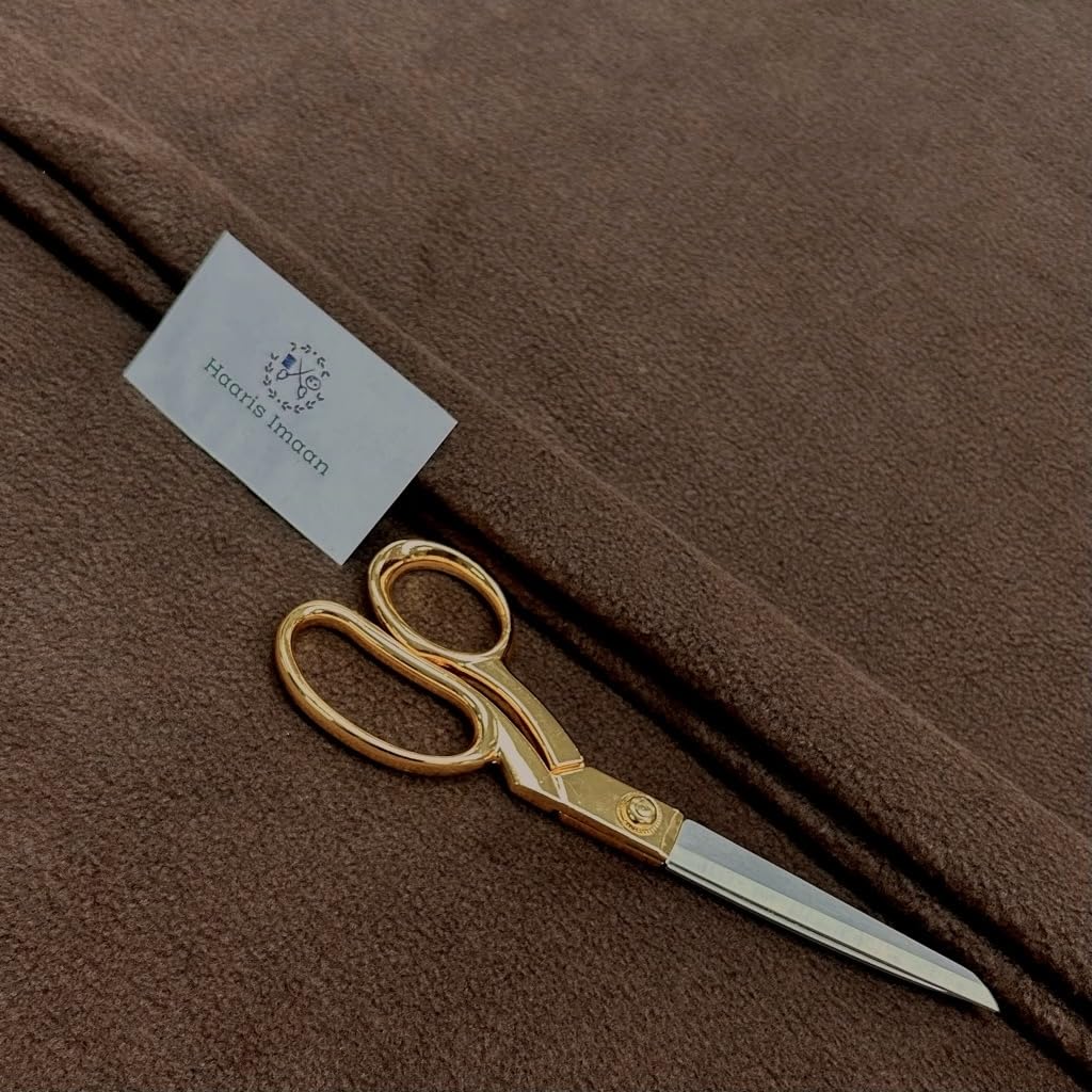 Haaris Imaan Plain Anti-Pill Polar Fleece Fabric 270gsm | Soft Polyester Fleece Material | 150cm Wide 2 Way Stretch | Fleece Fabric by The Metre UK | Blanket, Pet Bed, Craft & Sewing (Brown)