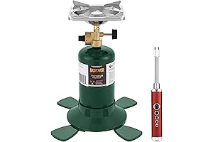 Single Burner Camping Propane Stove Top for Portable Propane Camping