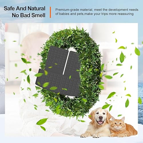 Miniatura 6 de powoq Alfombrilla de carga para Ford Explorer 2020-2023 de 6 y 7 asientos con alfombrilla de respaldo, alfombrilla de maletero TPE para Ford