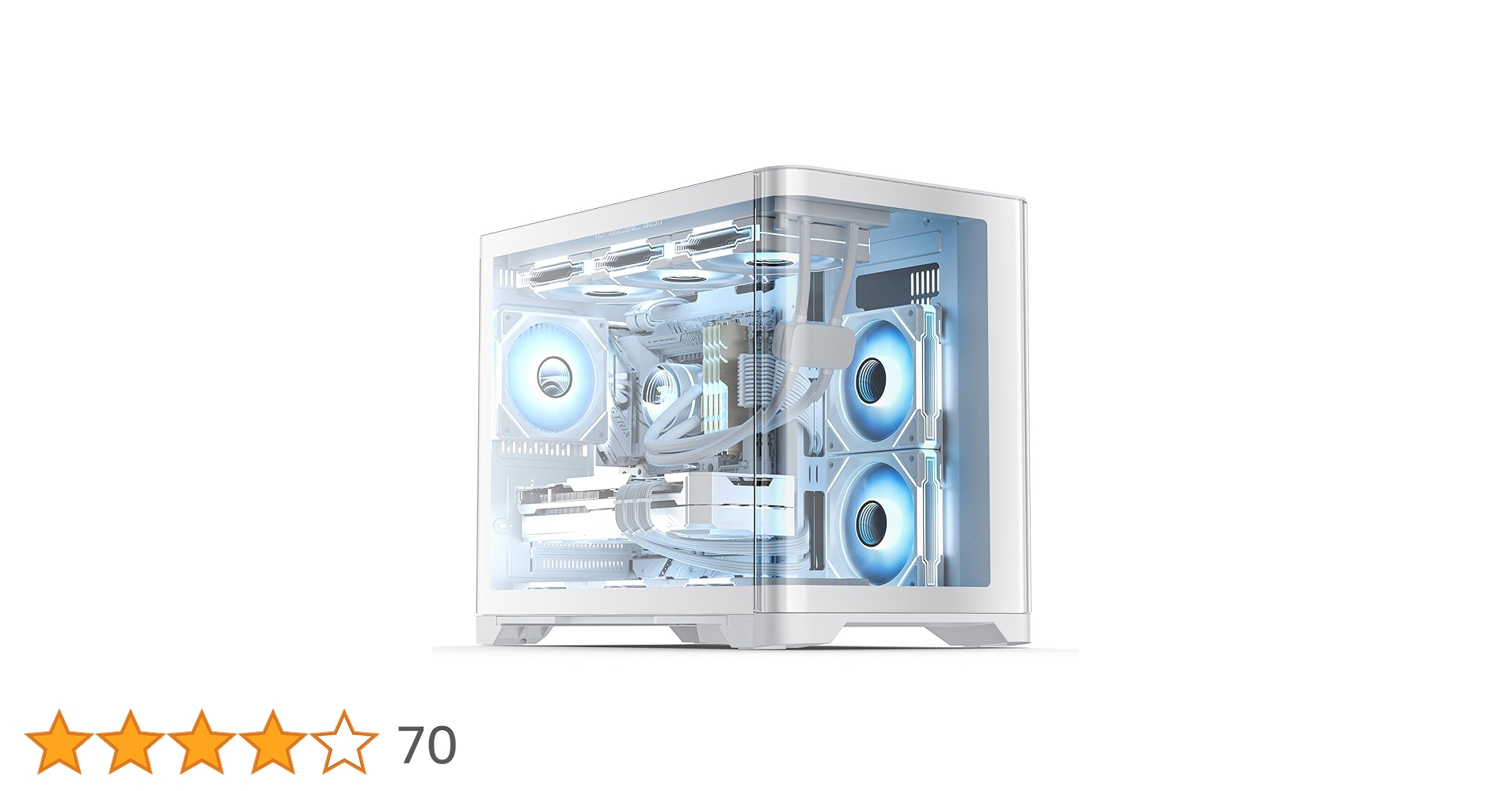 AsiaHorse白pcケース簡易水冷付き Amazon.co.jp: AsiaHorse: ATX PCケース