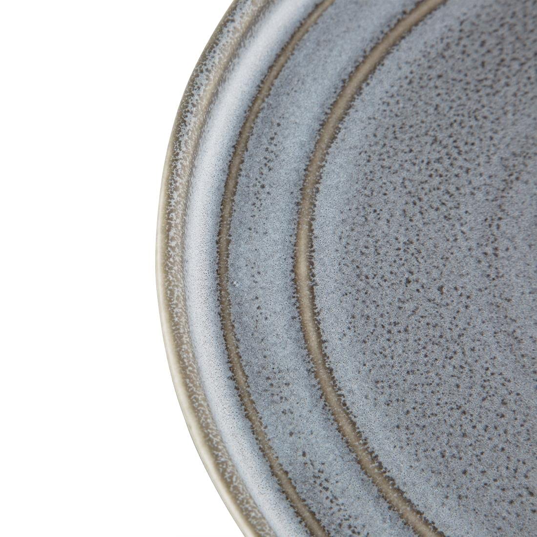 Olympia Cavolo Charcoal Dusk - Platos redondos planos (270 mm, 4 unidades), color gris