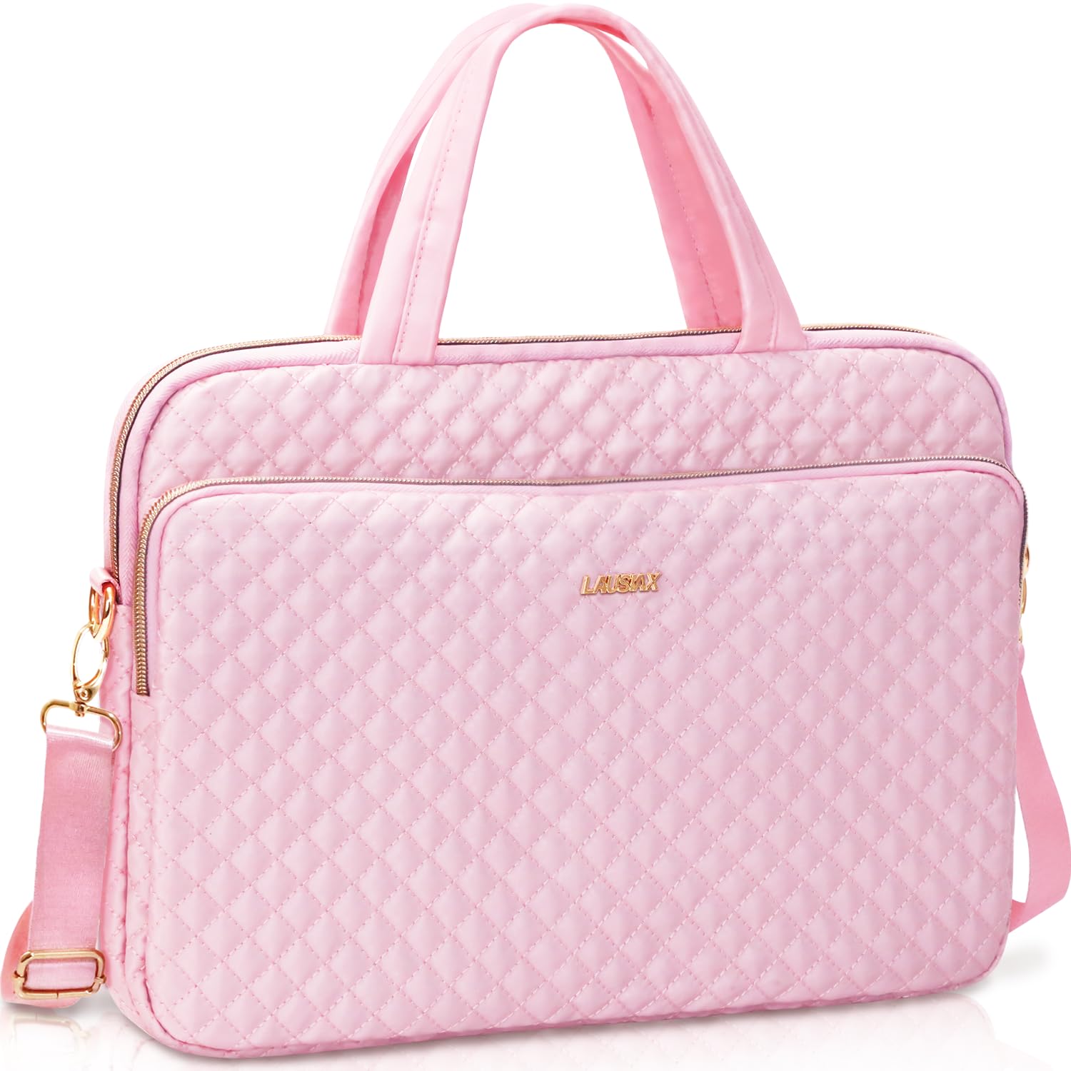 Lausiax Messenger Briefcase Bag, 14 Inch