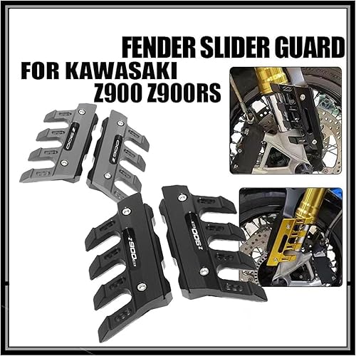 Miniatura 7 de Para Kawasaki para Z900 para Z900RS para Z 900 para Z 900RS motocicleta CNC protector de horquilla delantera Fender Slider Guard Accesorios