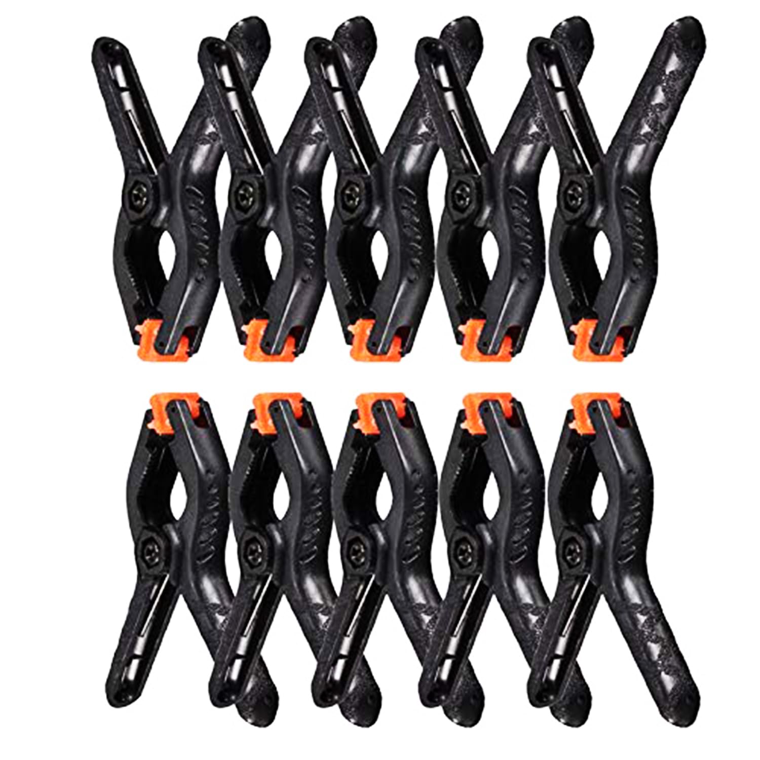 Shomex® 10 Pic Backdrop Clip - Heavy Duty Spring Clamp For Background Muslin, Canvas, Paper, Chromakey Screen - Secure and Versatile Photo Studio Accessory - 4.3"/11cm Backgrounds Clip Set (B0BQYQPZDZ) Amazon Price History, Amazon Price Tracker