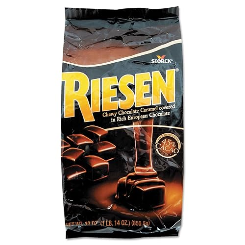 Miniatura 2 de Riesen 398052 - Caramelos de chocolate y caramelo, bolsa de 30 onzas