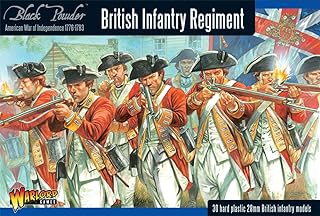 Black Powder Revolutionary British Infantry Regiment 1:56 Military Wargaming Plastic Model Kit