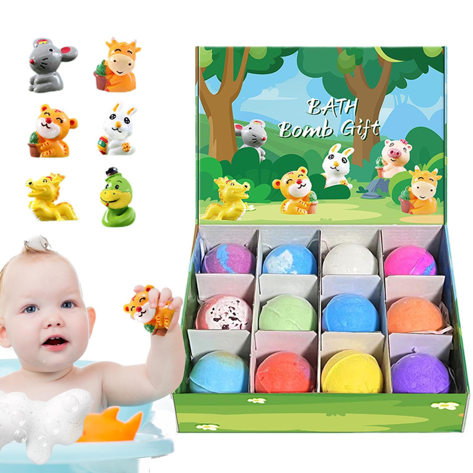 12 X Bombas De Baño para Niños con Figura Océano Y La Tierra, Bolas De Sales De Baño con Aceites Esenciales Naturales Derivados De Plantas – Entspannend Und Pflegend Für Die Haut — view 8