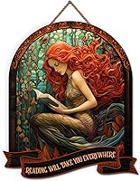 Vista 19 de Artsy Woodsy Letrero de madera de esquina de lectura personalizado (no tallado o neón), placa de pared, decoración de Book Nook Club Room Hideaway 03