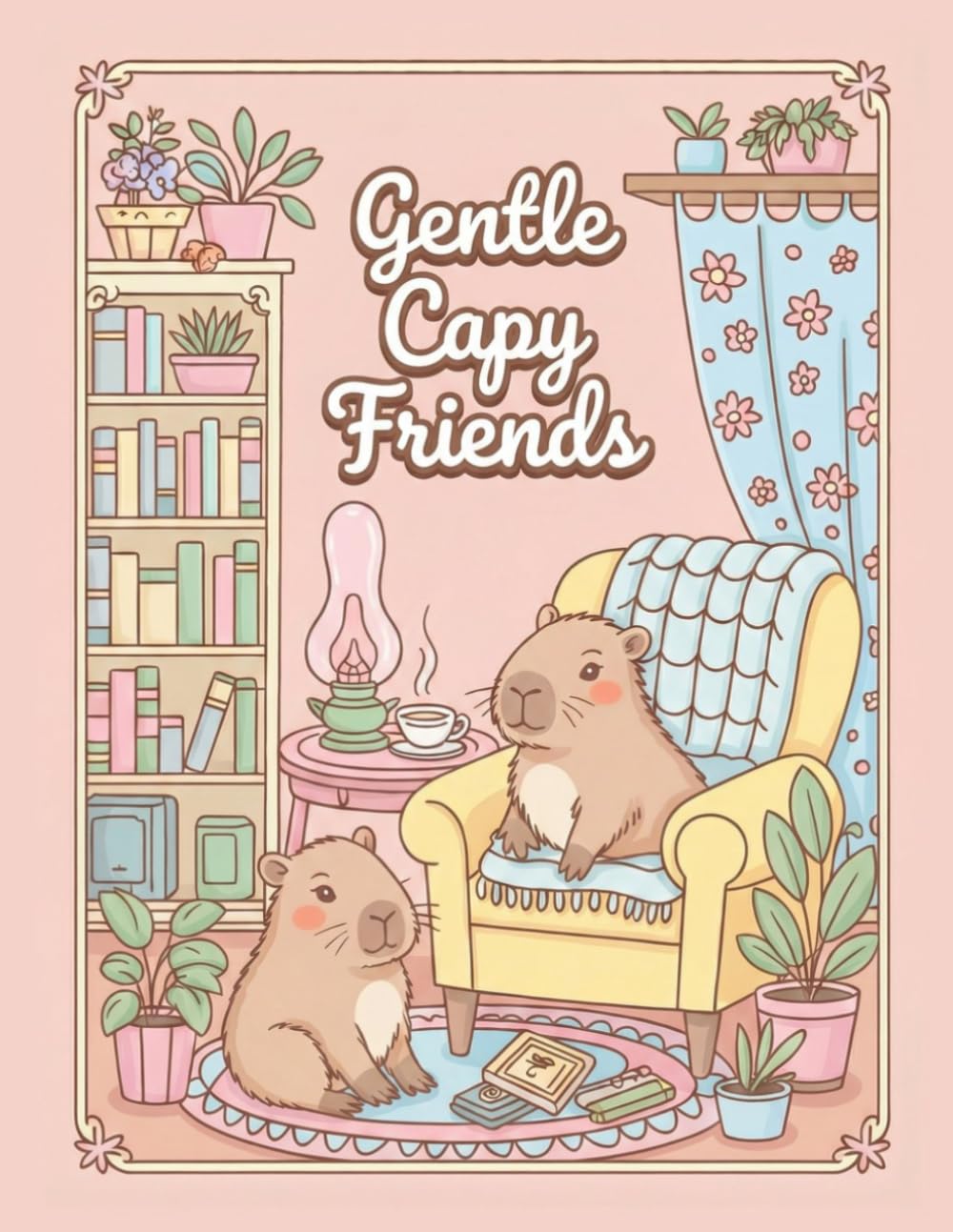 Gentle Capy Friends: Coloring Book