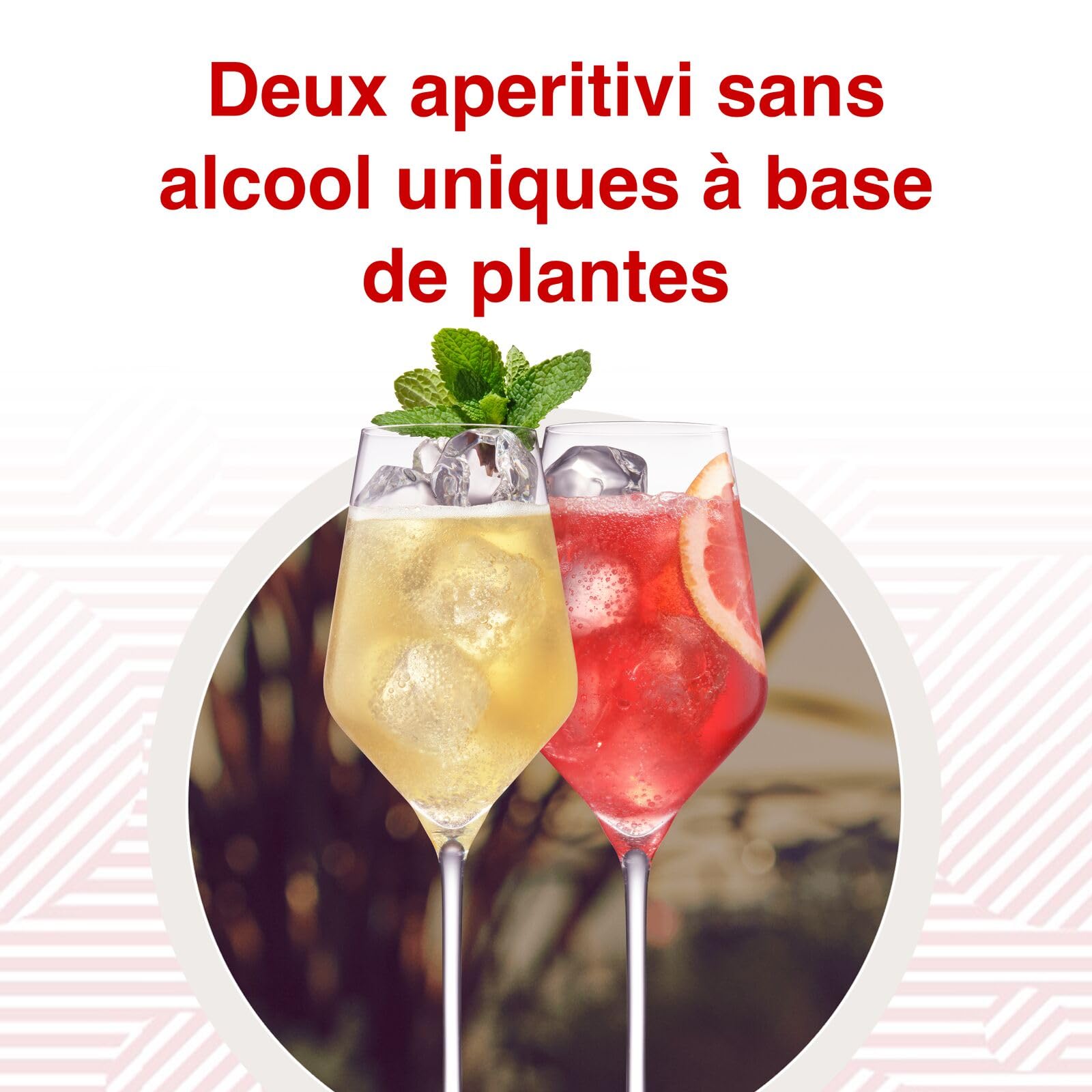 Le Coffret MARTINI Vibrante et Floreale Aperitivo non alcoolisé, 2 x 75cl / 750ml, infusé avec des plantes botaniques de qualité supérieure
