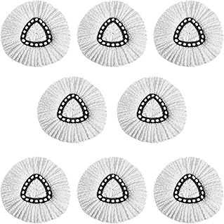 8Pack Spin Mop Head Refill, Universal 360°Mop Head Replacement for Vileda EasyWring Spin Mop, Microfiber Spin Mop Refills, Easy Cleaning Mop Head Replacement