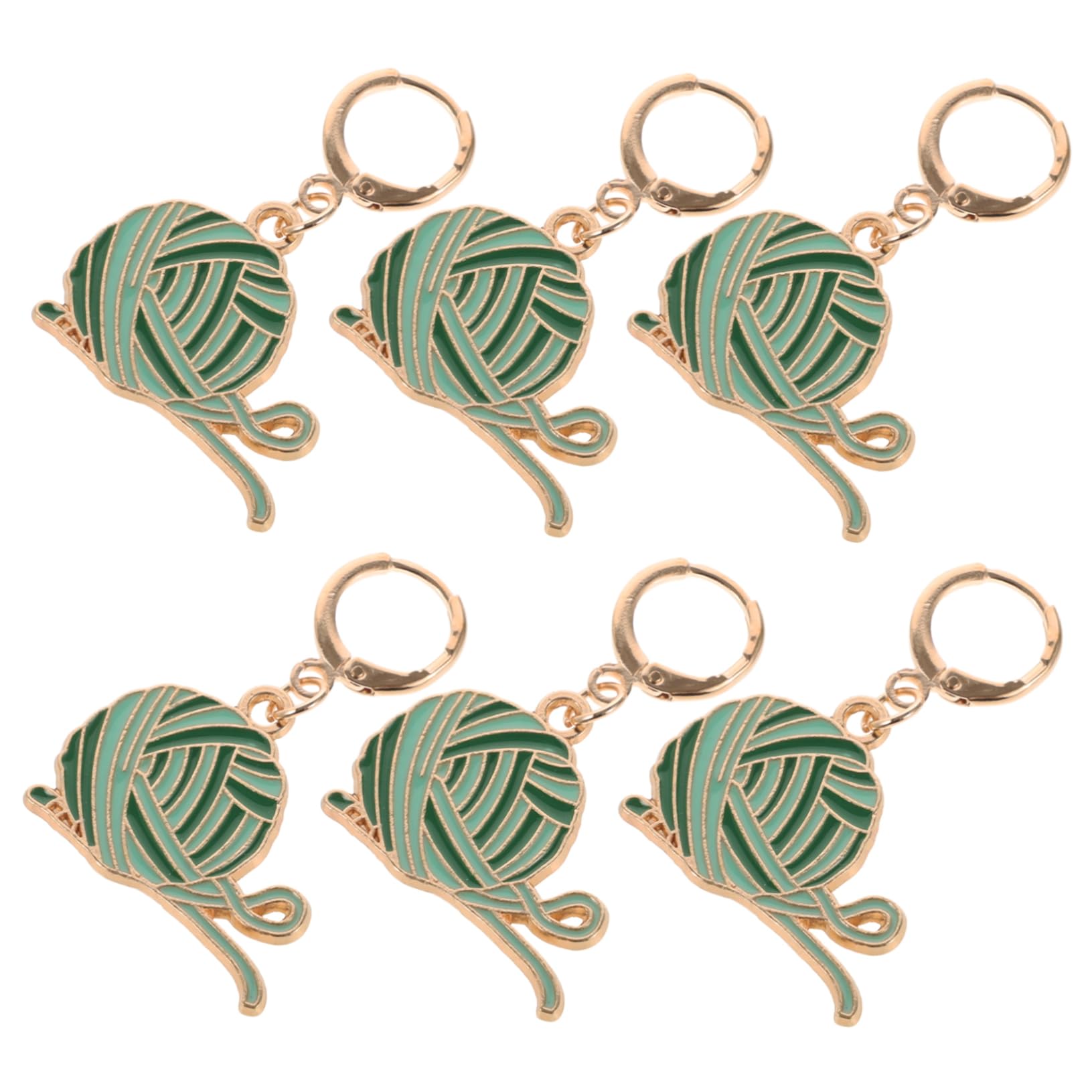 HOMSFOU 5 Series Marcadores De Puntadas De Metal Tejer Y Crochet Marcadores Removibles Proyectos De Manualidades Accesorios De Tejer Y Práctico 6 Piezas X 5