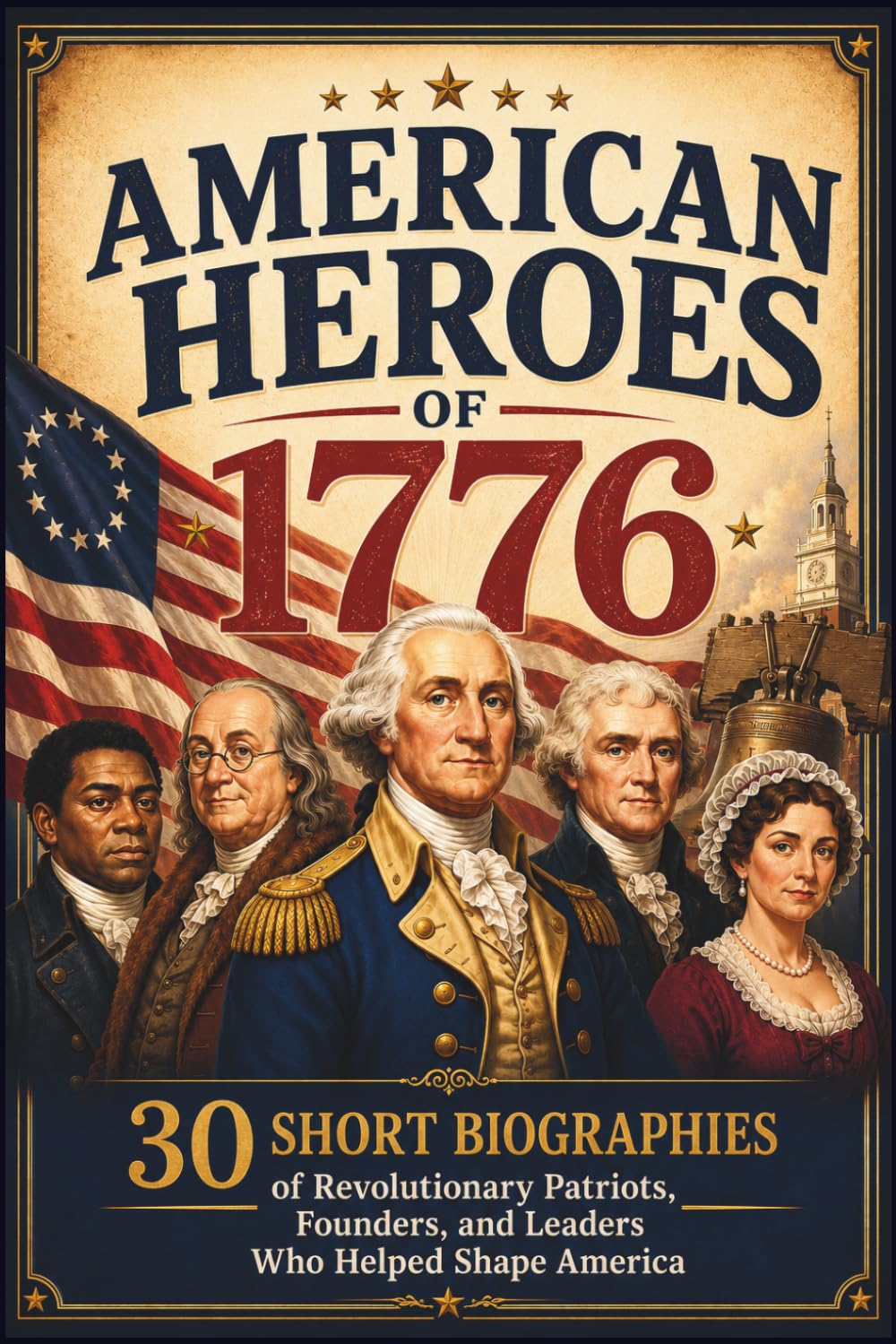 American Heroes of 1776: 30 Short Biographies of Revolutionary Patriots, Founders, and Leaders Who Helped Shape America (Happy 250th Birthday, America!)