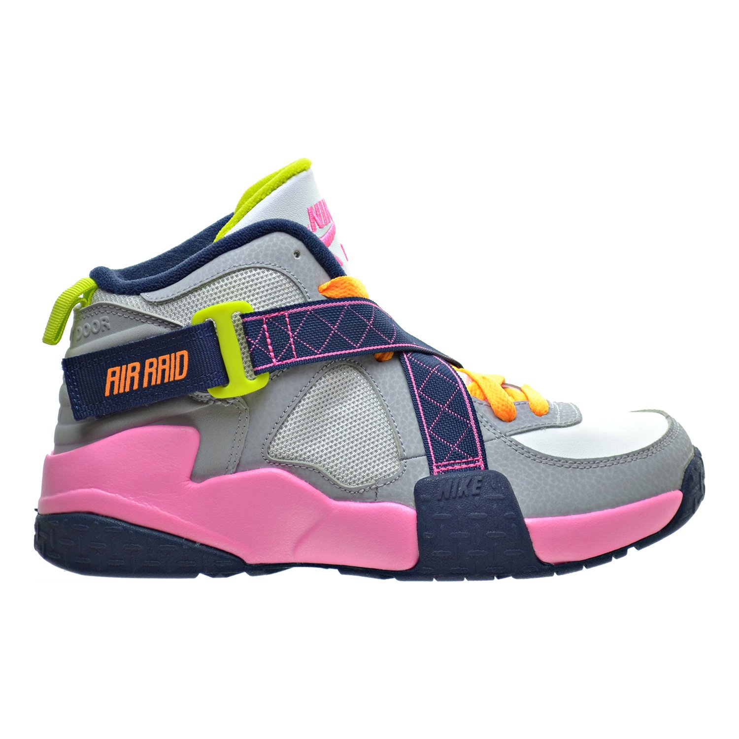Nike Air Raid (GS) Big Kid's Shoes White/Pink Glow/Grey/Midnight Navy  644882-101