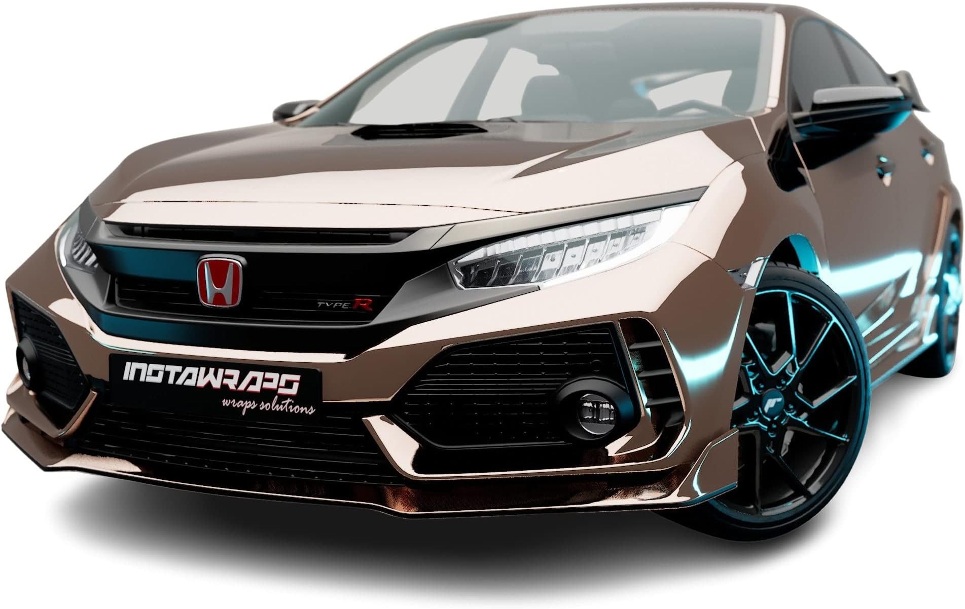 Avery SF100-211-S Rose Gold Conform Chrome 3in x 5in (Sample Size) Car Wrap Vinyl Accent Film Mirror Finish