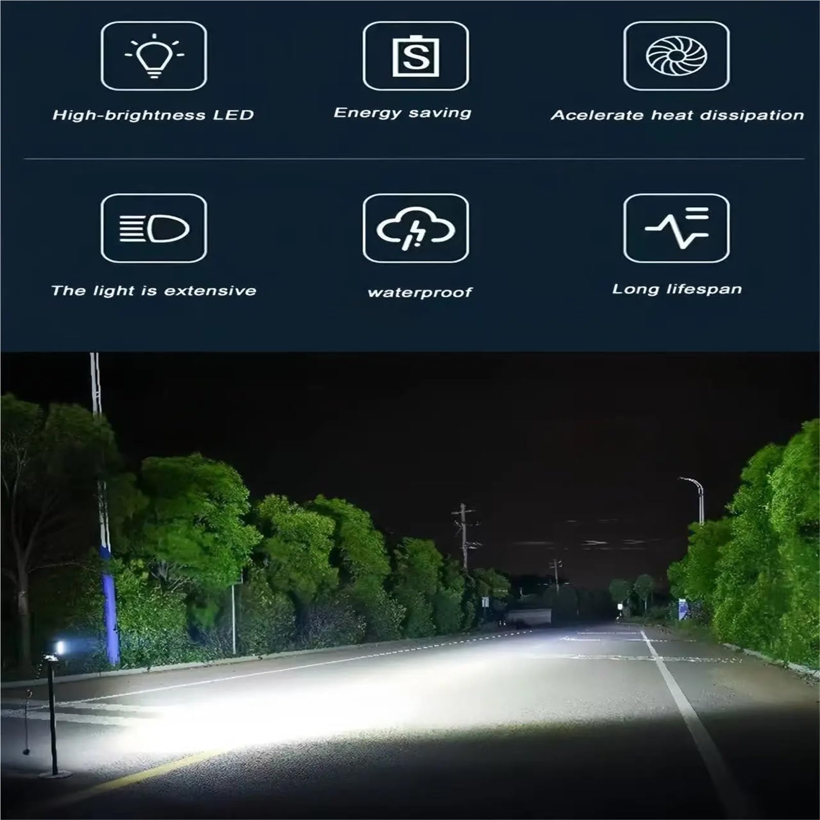 Światła drogowe Do Listwy LED Ciężarowych 4X4
