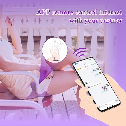 Miniatura 4 de Nuevos Juguetes Sexuales para Adultos - Vibrador de Clítoris Anal Punto G para Sentarse y Montar con 9+9 Modos de Vibración Control Remoto por APP