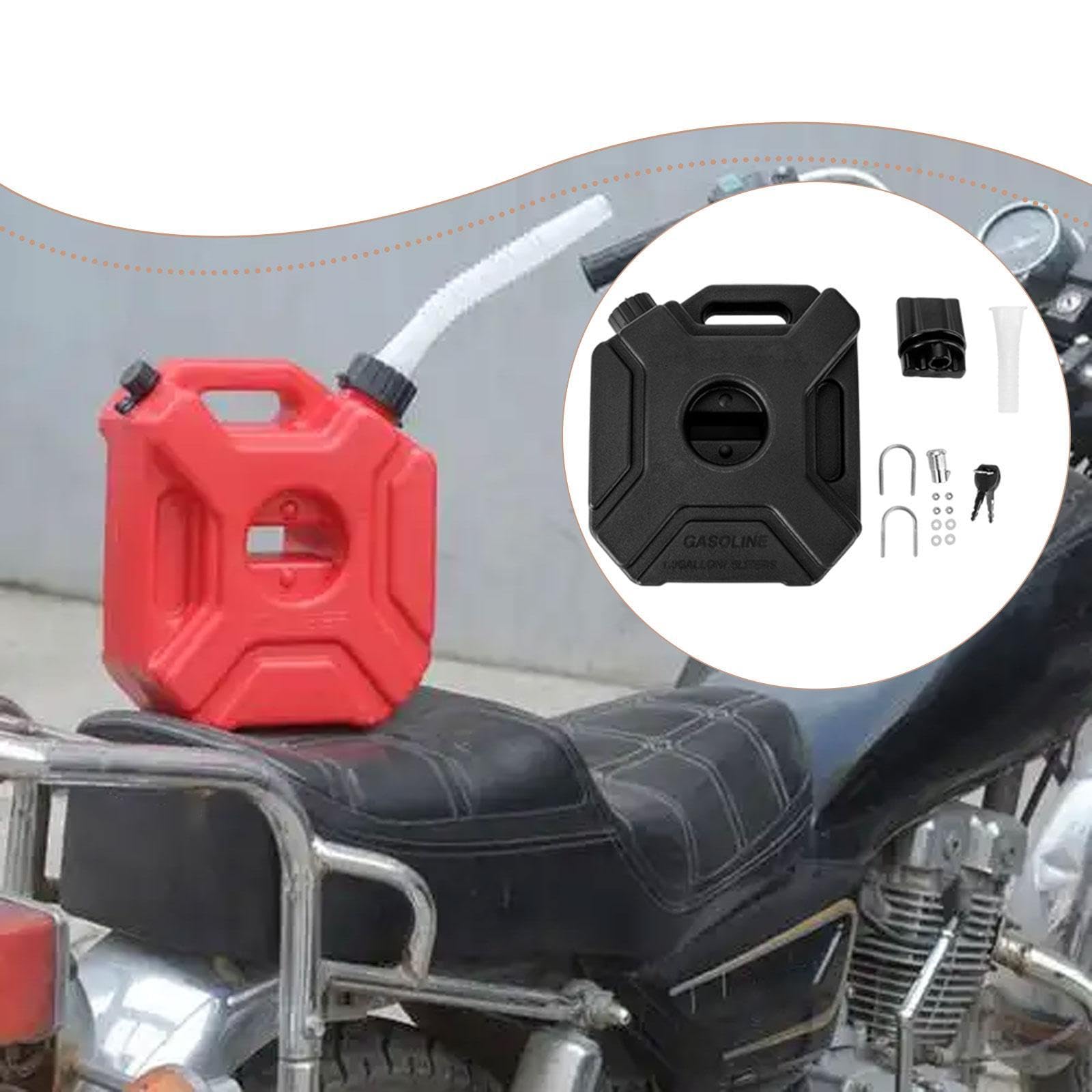 harayaa Serbatoio carburante per Serbatoio benzina e olio con maniglia Accessori pratici Tanica per benzina portatile, Nero, 3l