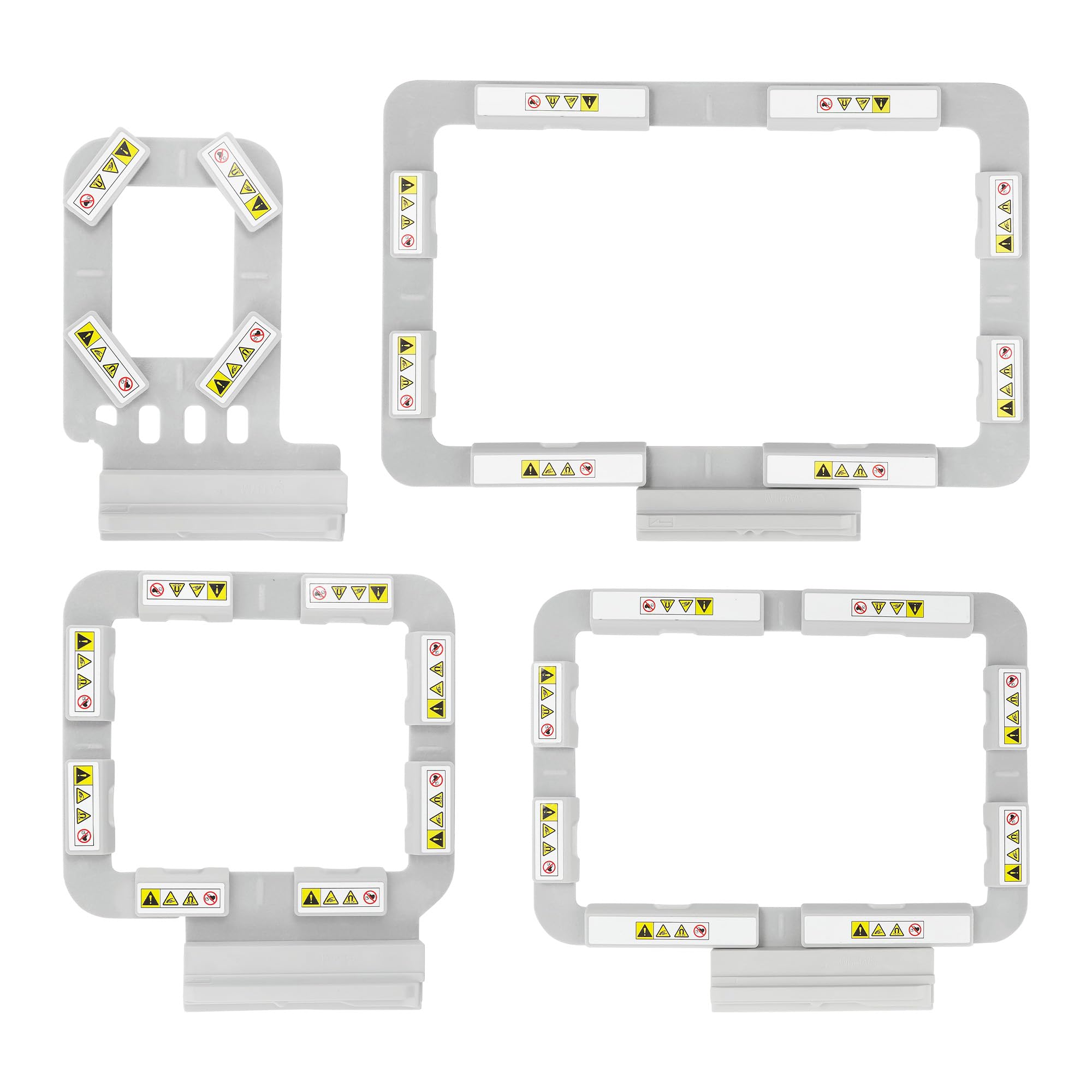 Sew Tech Magnetische Stickrahmen für Brother Innovis NQ1700E NQ1600E NQ1400E NQ3600D Stellaire XE1 Dream Machine 2 VE2200 4000D 1500D V7 V5 VM5200 Babylock Stickrahmen (4in1-BMK)