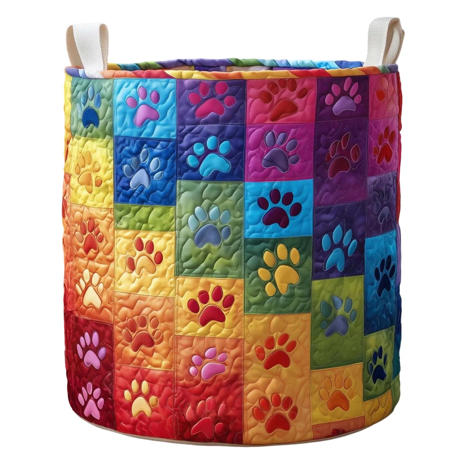 Kaeltsyn H Foldable Amper Wit Handles For Laundry And Practical Ome Decor Use Multipurpose Storage Basket Garment Organiser