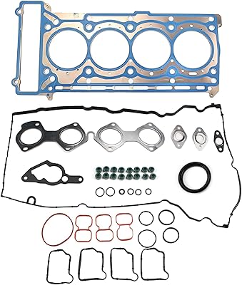AUCERAMIC Engine Cylinder Head Gasket Set Compatible with Mercedes Benz M271 C180 C200 C250 E200 E250 SLK200 SLK250 W204 C204 W212 1.8L Gas Dohc Turbo OE# 2710161520 2710160320