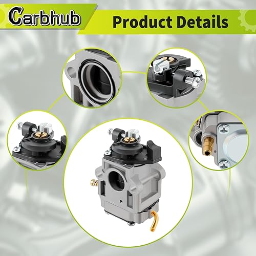 Miniatura 5 de Carbhub Carburador para Echo PB-770 PB-770H PB-770T Soplador de Mochila Reemplaza Walbro WYK-406 WYK-406-1 WYK-345-1 Echo A021001870 A021003940 con