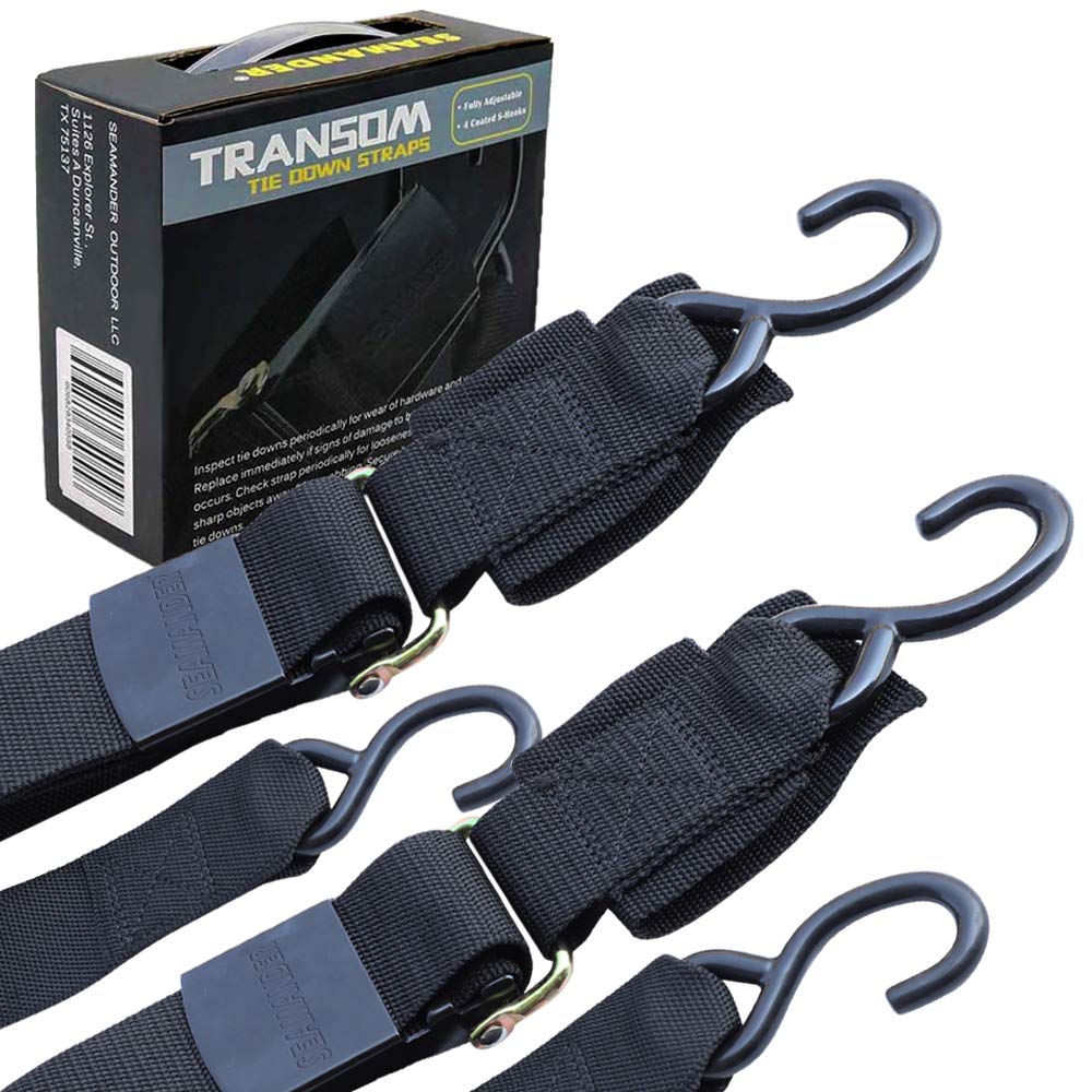 Buy Seamander Boat Tie Down Straps to TrailerExtra Heavy Duty 2" x 4ft