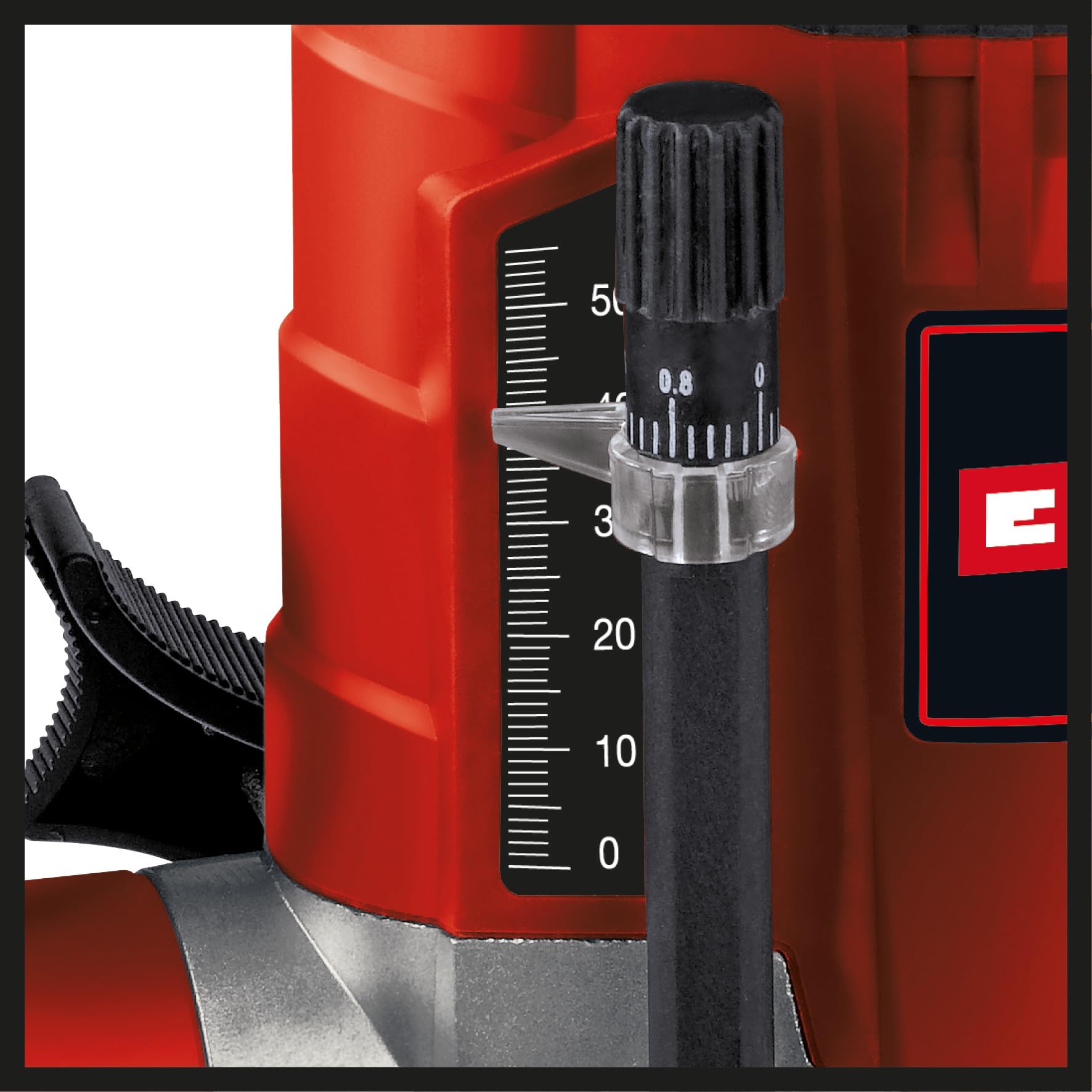 Einhell Oberfräse TC-RO 1155 E (1100 W, Ø 6 und 8 mm, Drehzahlregelung, Parallelanschlag, Absaugadapter, inkl. Zubehör)