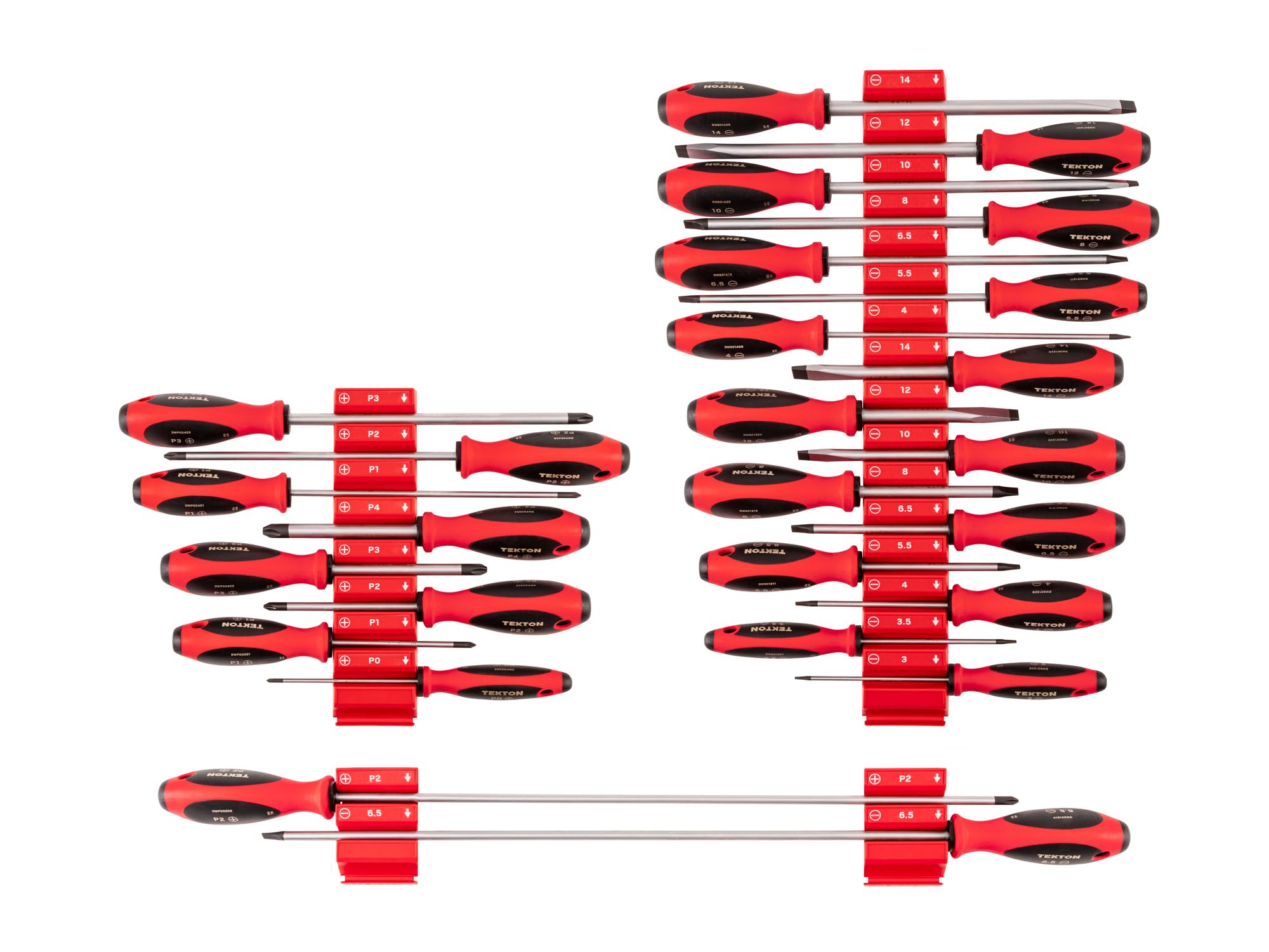 TEKTON Phillips and Slotted Screwdriver Set, 26-Piece | DWZ90119