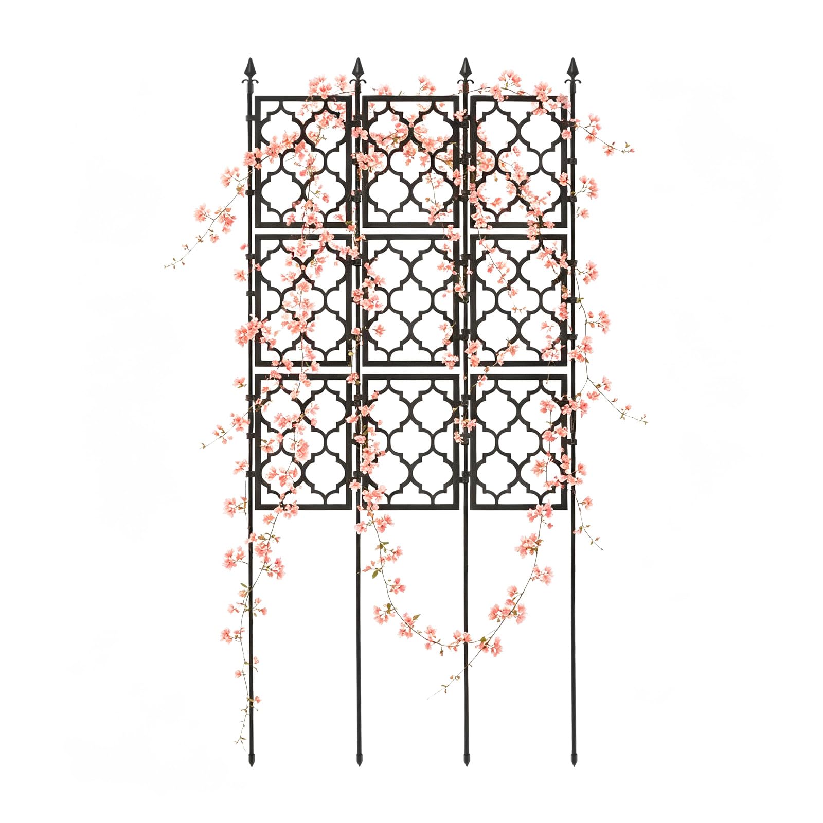 Griglia per piante, arco per rose, ausilio per arrampicata, 85 x 190 cm
