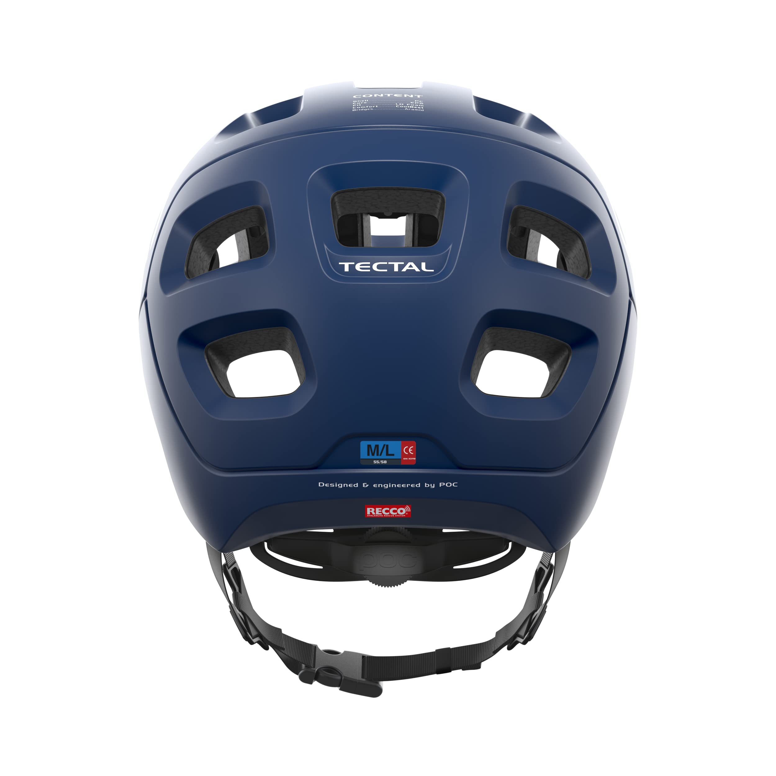 POC Tectal - Advanced Trail, Enduro and All-Mountain Bike Helmet with a Highly efficient Ventilation Design, Optimized and evaluated Through Wind Tunnel Testing