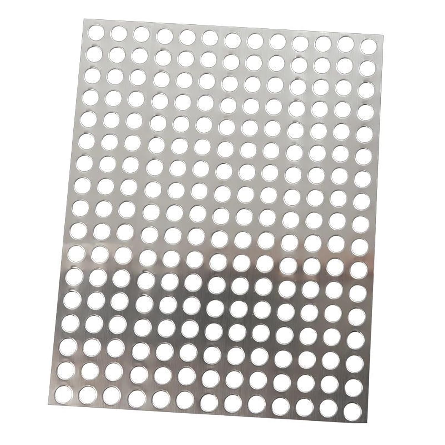Generisch Lochblech aus Edelstahl 304, dekoratives Metallsieb mit 8-mm-Löchern, langlebig und stilvoll, 50 x 110 cm, für Haus, Garten und Industrie