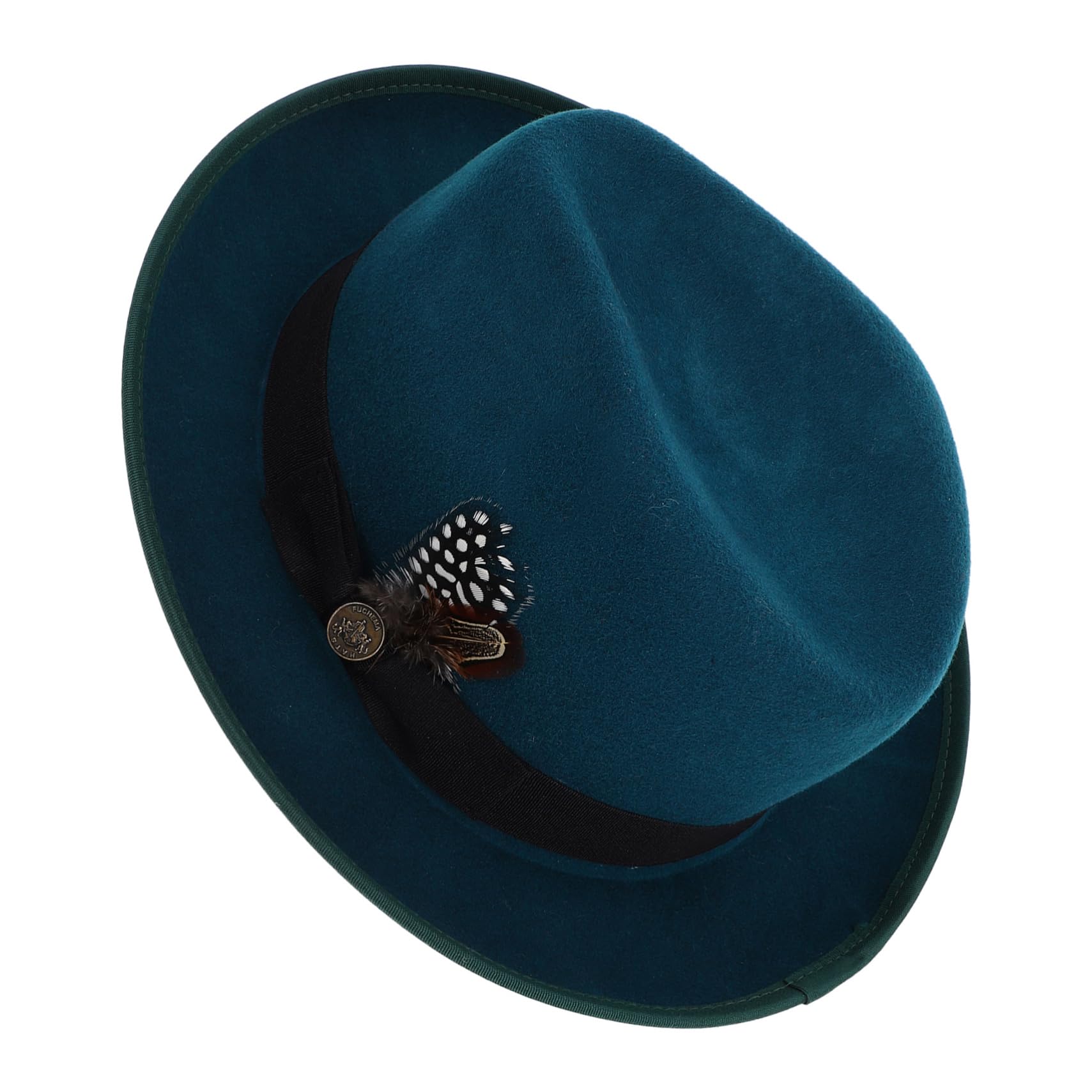 FRCOLOR Sombrero Fedora De Fieltro De Lana Unisex Estilo Occidental Clásico ala Ancha Ideal para Fiestas y Eventos