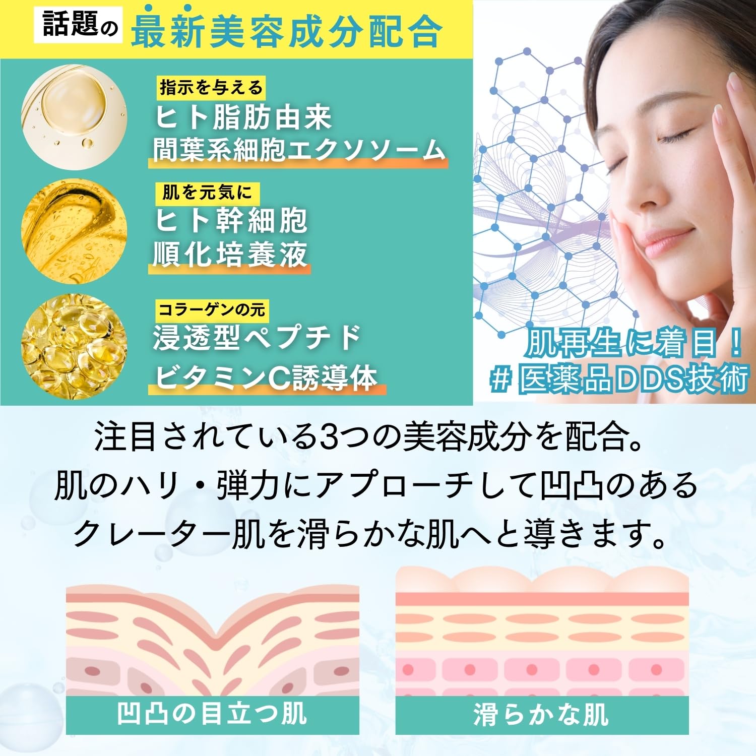 Amazon.co.jp: ドクターRe9 クレーター肌ケア用 ベルクイーンエクソ