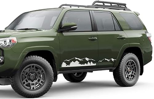 Miniatura 9 de Adhesivo adhesivo de vinilo para puertas compatible con Toyota 4runner n280 2009  2020 gris