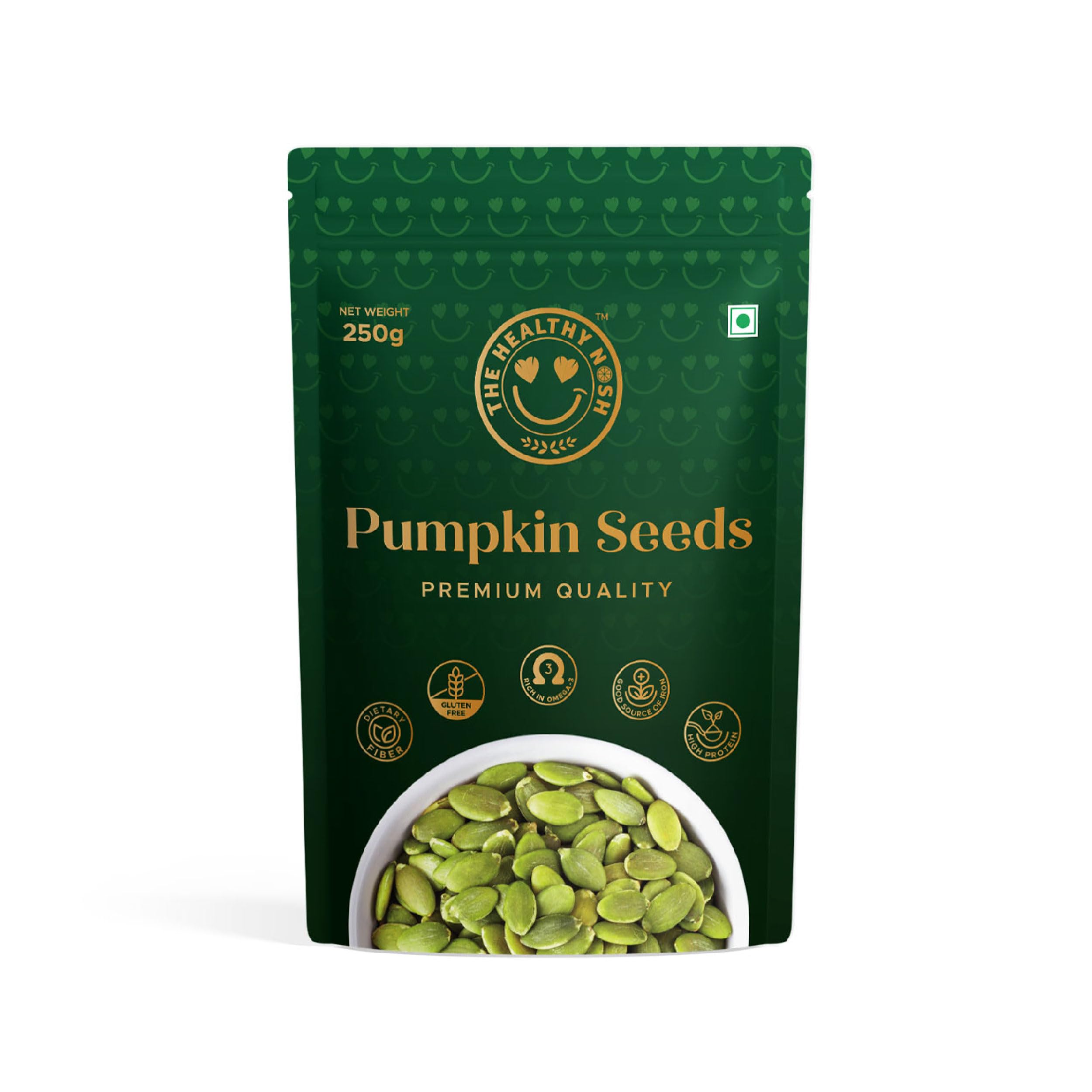 The Healthy Nosh Pumpkin Seeds 250 Grams | Immunity Booster Seeds | Protein & Iron Rich Seeds | Healthy Diet Snacks (B0CSDN98GP) Amazon Price History, Amazon Price Tracker